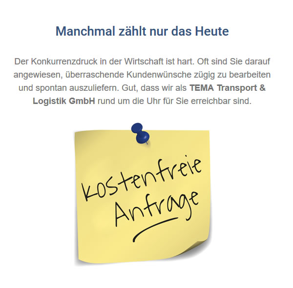 Kurierdienst in  Tuttlingen, Dürbheim, Immendingen, Fridingen (Donau), Wurmlingen, Rietheim-Weilheim, Mühlheim (Donau) oder Emmingen-Liptingen, Seitingen-Oberflacht, Neuhausen (Eck)