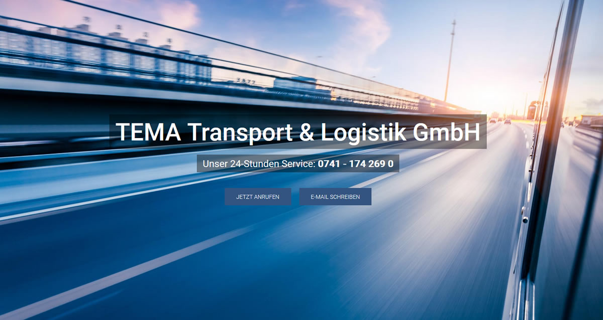 Kurierdienst Gutach (Schwarzwald): TEMA Transport Transport & Logistik -Transportunternehmen