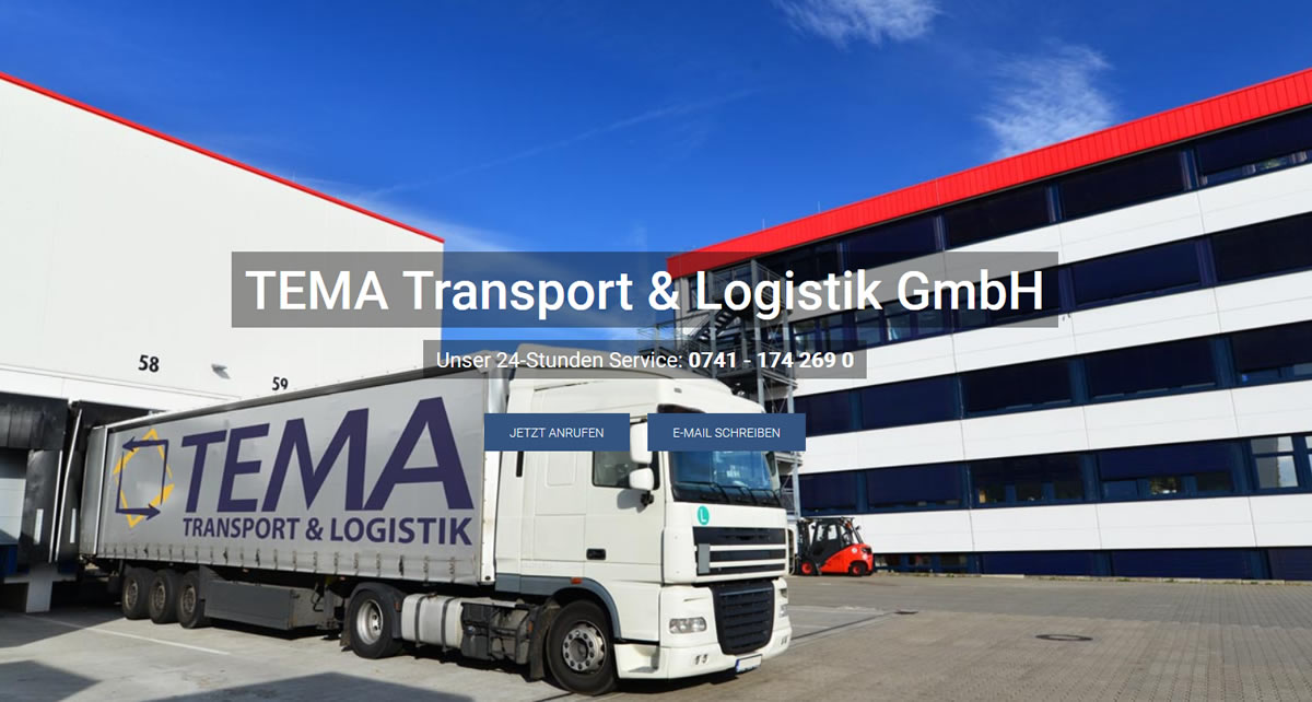 Kurierdienst Vöhrenbach: TEMA Transport Transport & Logistik -LKW Transporte